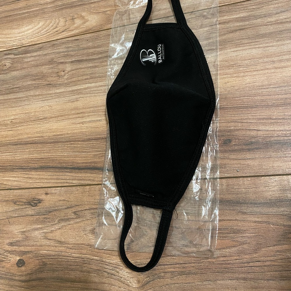 Balmain Black Designer Face Mask